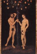 CRANACH, Lucas the Elder Adam and Eve 02 china oil painting reproduction